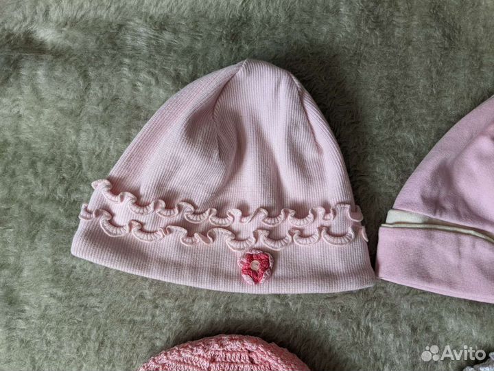 Шапки на 2-4 года (48-50) на весну-лето