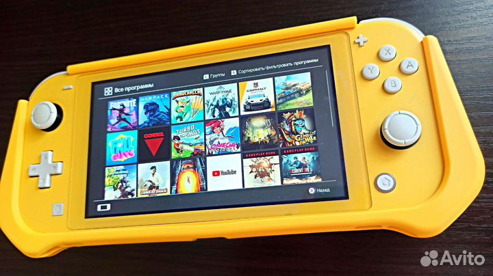 Nintendo switch lite 128Gb + 32Gb много игр