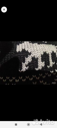 Шапка с оленями