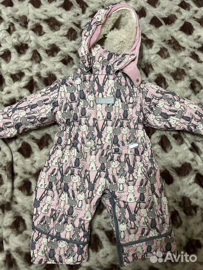 Зимний комбинезон для девочки на 1-2 года