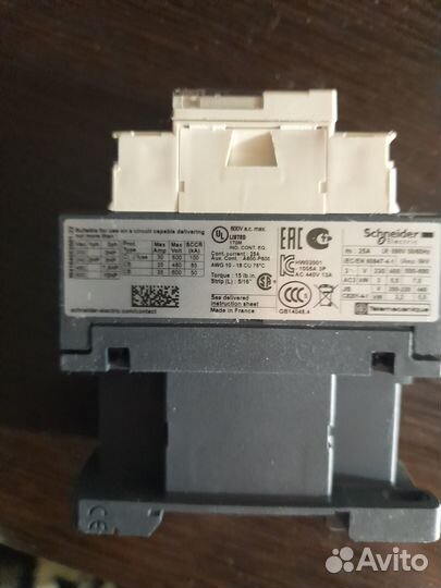 Контактор Schneider Electric LC1D12