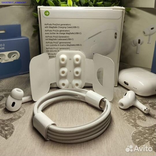 Airpods pro 2 type c premium + чехол