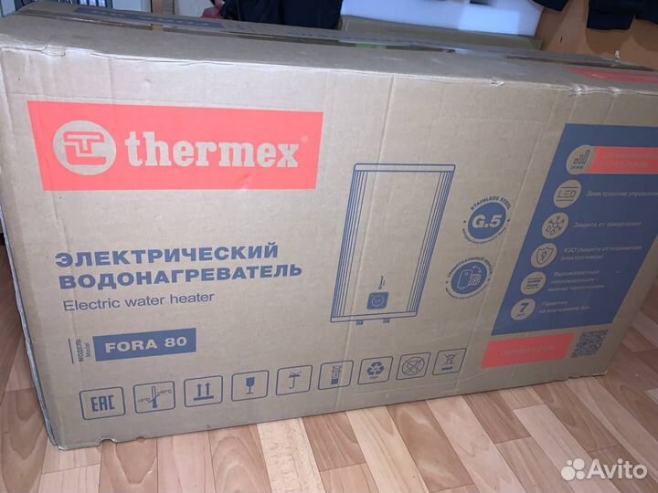 Бойлер электрический Thermex fora 80л, 50л