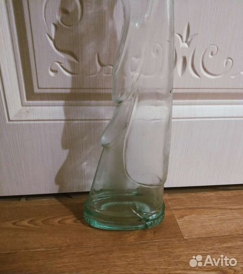 Стеклянная бутылка в виде ружья