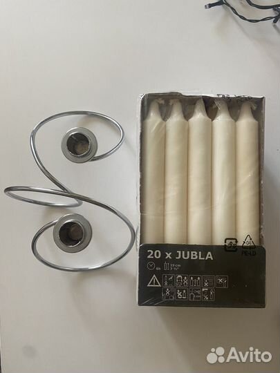 Свечи IKEA jubla
