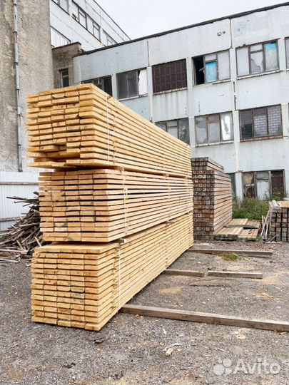 Доска обрезная 25х150х6000мм от производителя