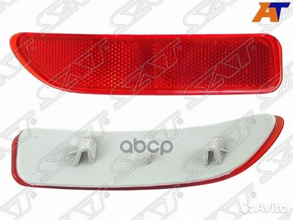 Отражатель в задний бампер renault logan 10-14