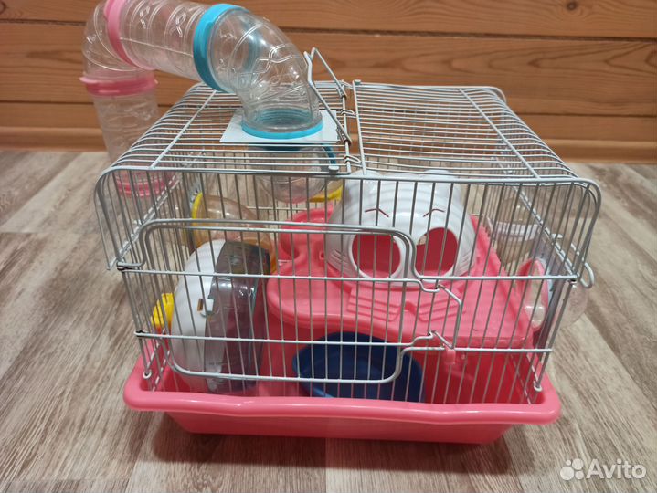 Клетка для хомяка джунгарики и доп вещи