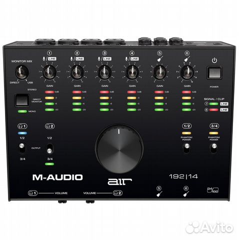 USB аудио интерфейс M-Audio AIR 192 14