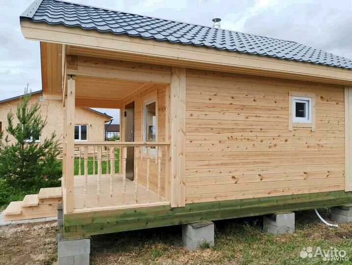 Баня из бруса под ключ готовая