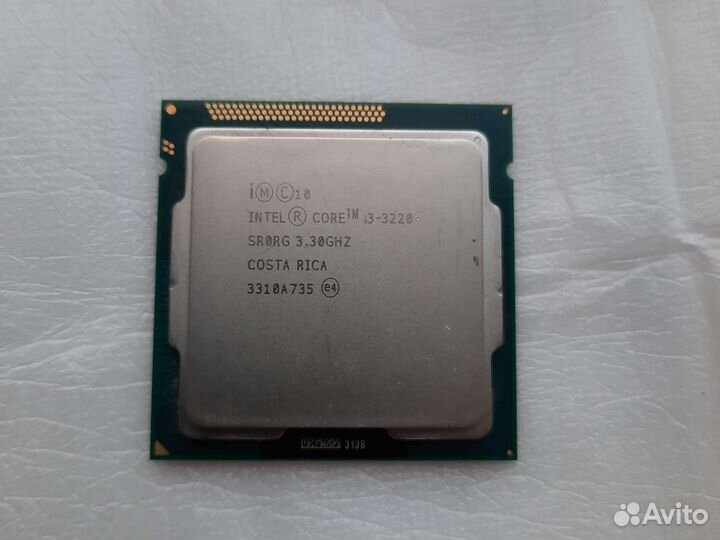 Процессор intel core i3-3220