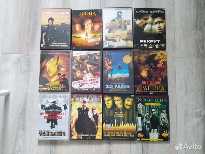 DVD боевики, триллеры лицензия