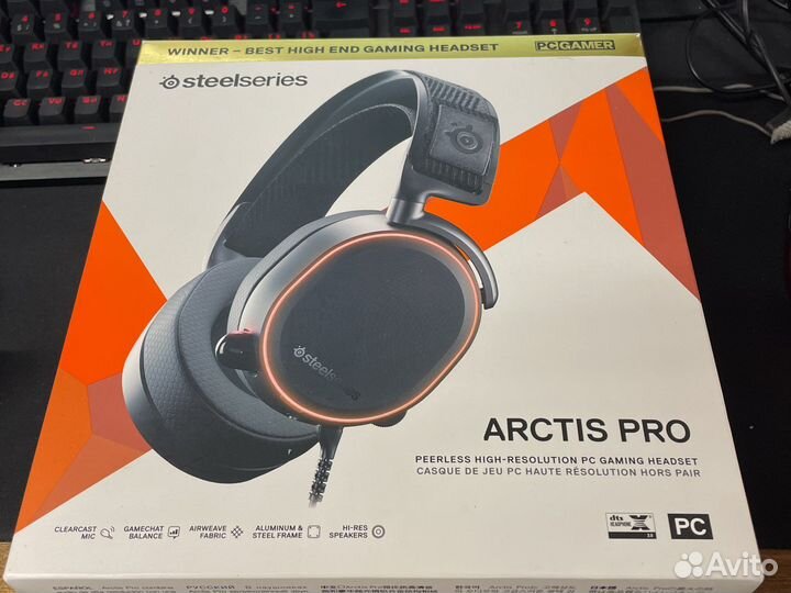 Гарнитура steelseries arctis pro