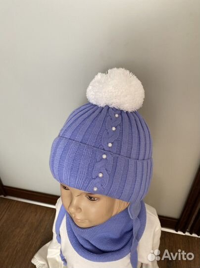 Детская шапка для девочки