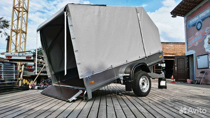 Прицеп сст 7132-08-У (без тента и дуг)