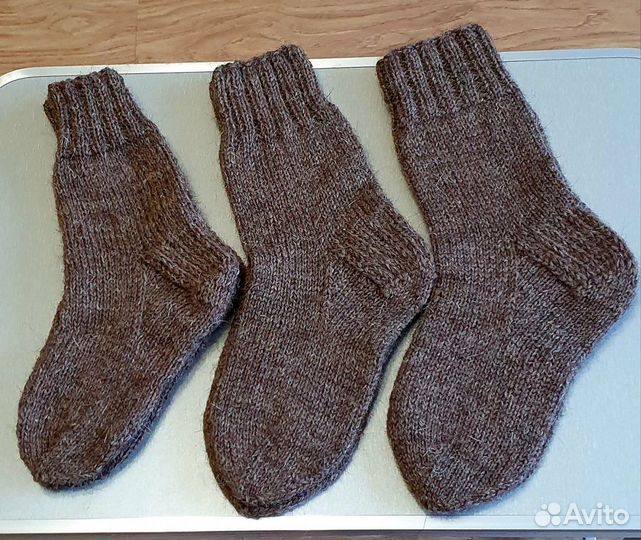 Носки вязаные ручной работы из верблюжьей шерсти