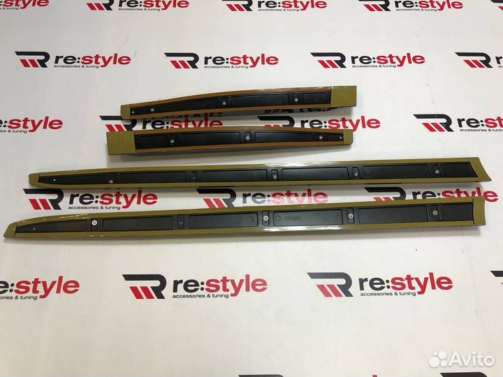 Молдинги Toyota Land Cruiser Prado 150 с18г Черные