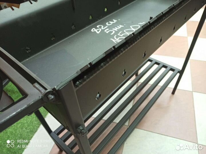 Мангал 5 мм. С подказанником и полочками