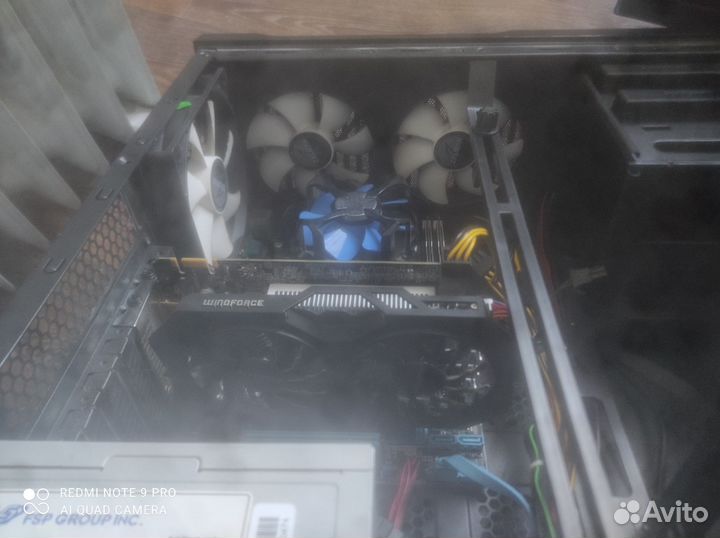 Игровой компьютер с монитором