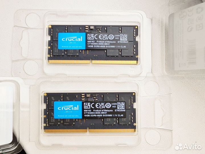 Оперативнная память 16 gb ddr5 crucial