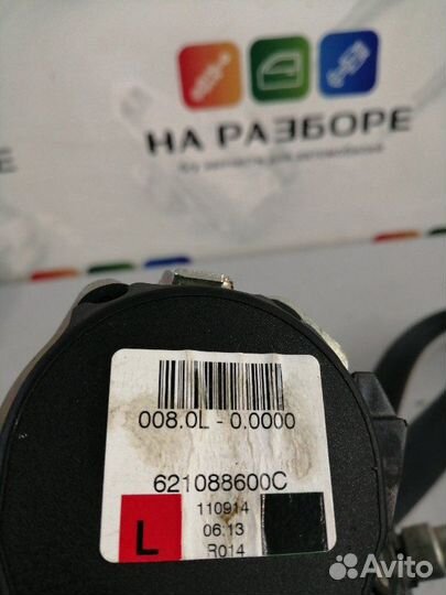 Ремень безопасности передний левый Renault Logan 2