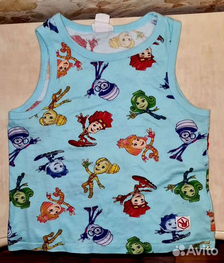 Набор футболка+майка+шорты H&M 110-116