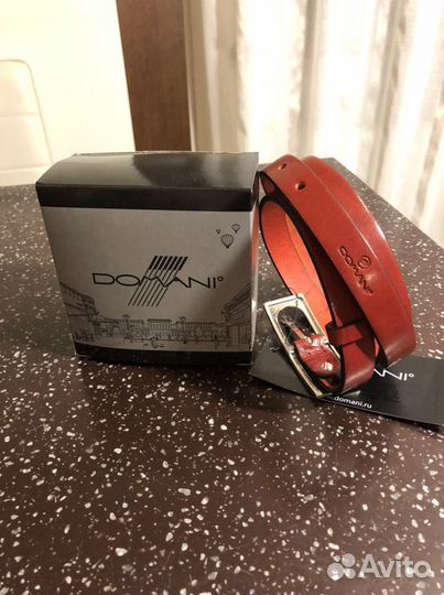 Ремень кожаный Domani