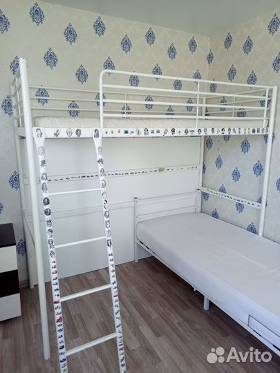 Кровать чердак IKEA свэрта