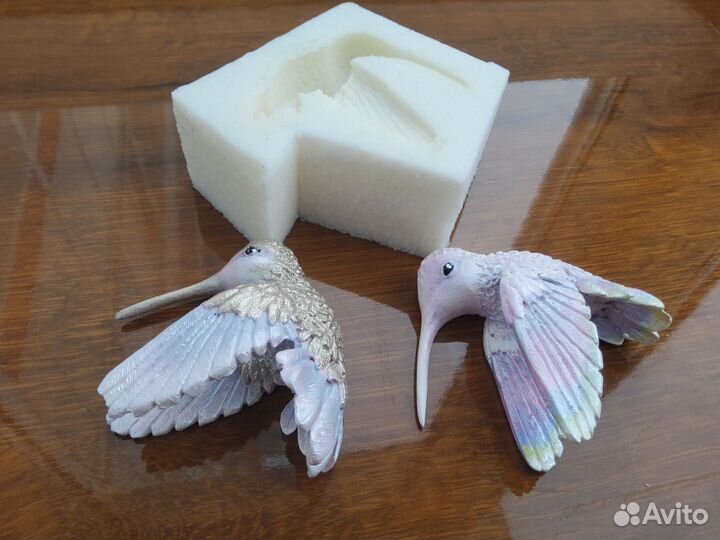 Силиконовый молд для изготовления Колибри # 2