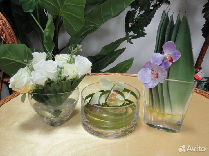 Искусственные цветы, шкатулки ручной работы