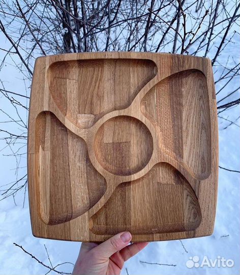 Менажница из дуба