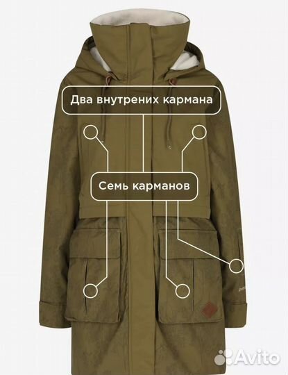 Куртка парка женская Protest размер XS