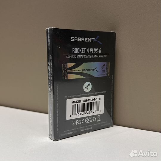 Sabrent SSD Rocket 4 Plus-G 1tb