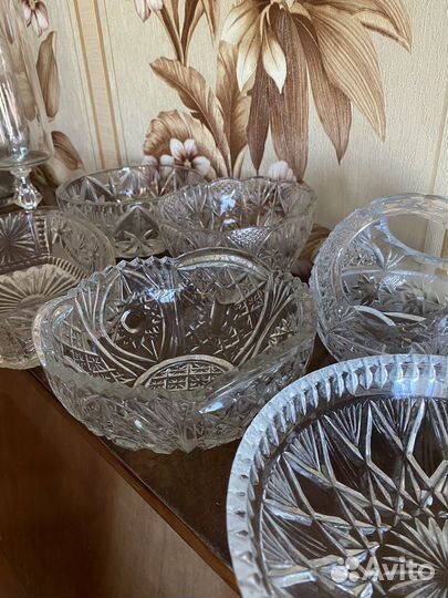 Хрустальные вазочки