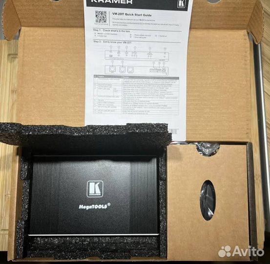 Усилитель-распределитель 1:2 hdmi Kramer VM-2H2