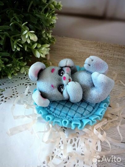 Зайчик мыло ручной работы