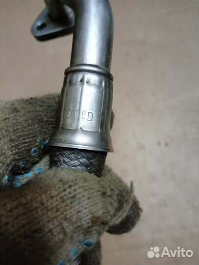 Трубка турбины audi а4б6,а4б7 2,0