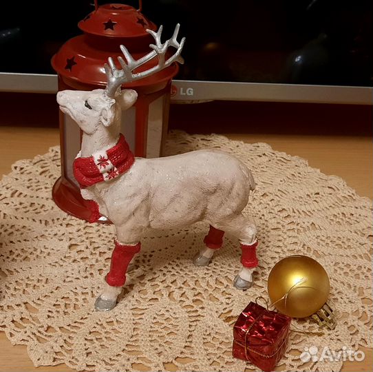 Новогоднее украшение фигурка олень