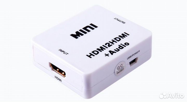 Конвертер hdmi-hdmi c аудиовыходом 3,5 jack