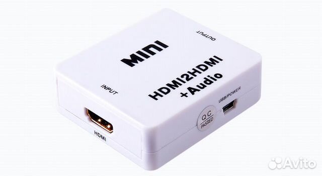 Конвертер hdmi-hdmi c аудиовыходом 3,5 jack