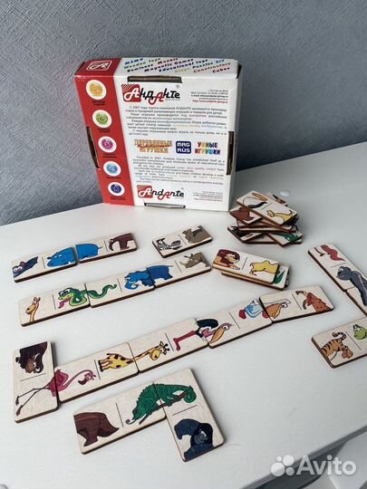 Домино деревянное