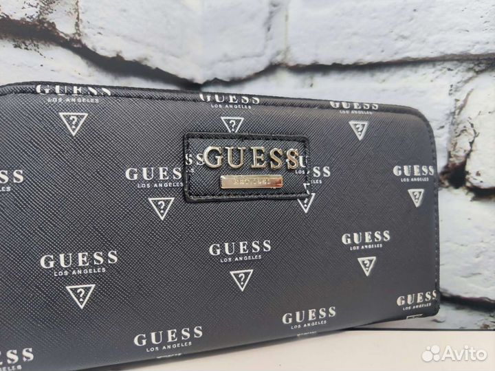 Портмоне Guess кошелёк чёрный