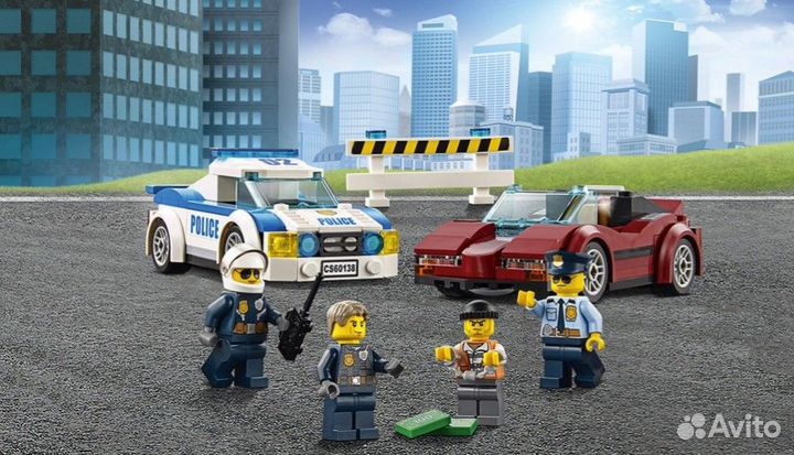 Конструктор Cтремительная погоня 318 дет