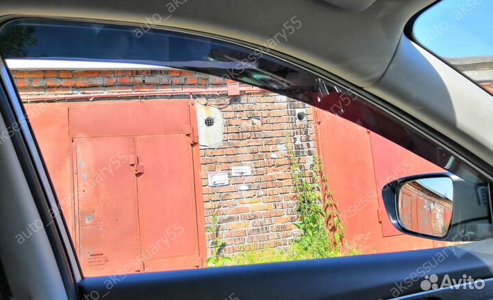 Ветровики Nissan X-Trail T 32 2013-2022 нержавейка