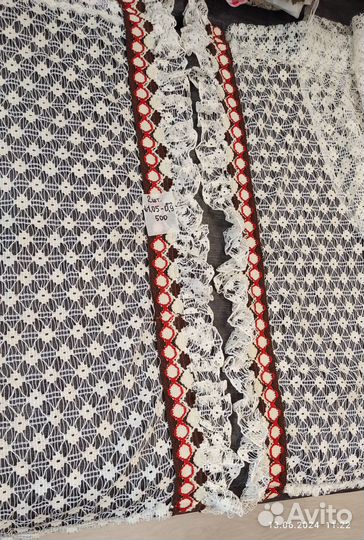 Занавески тюль немецкий для кухни, дачи, балкона