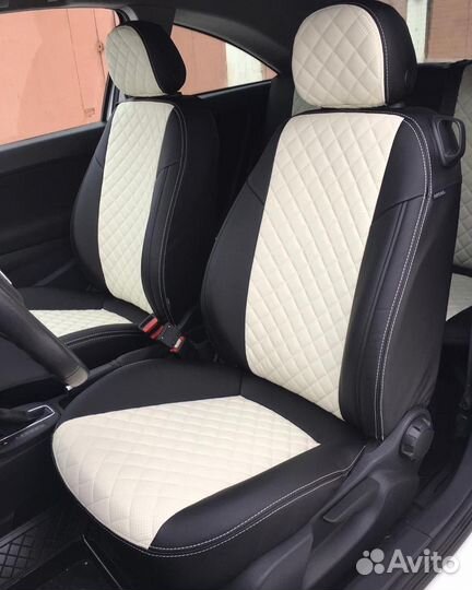 Авточехлы Chery Tiggo 5 Экокожа ромб Автопилот