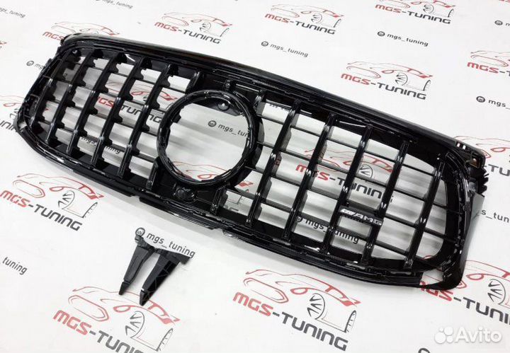 Решетка Mercedes GLB X247 GT-Black для AMG