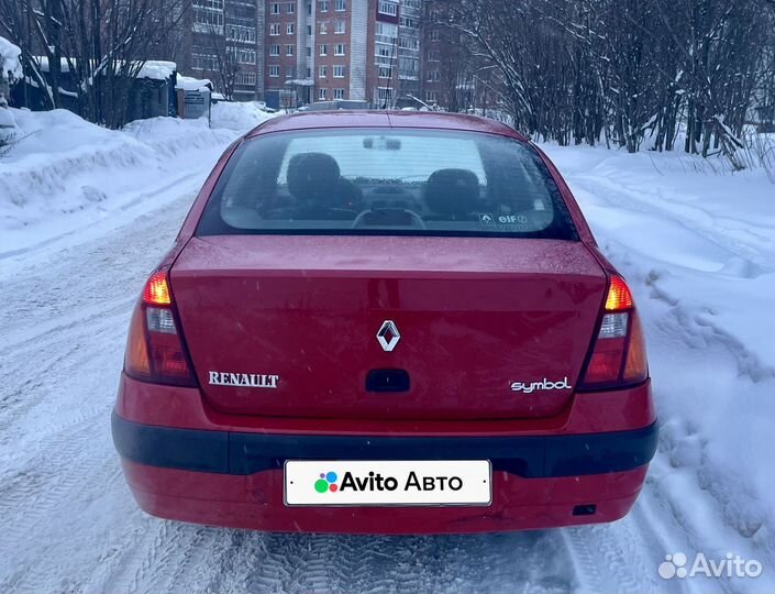 Renault Symbol 1.4 МТ, 2004, 179 000 км