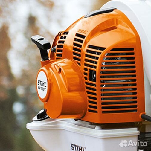 Воздуходувка Stihl BR 450 двигатель 2-MIX