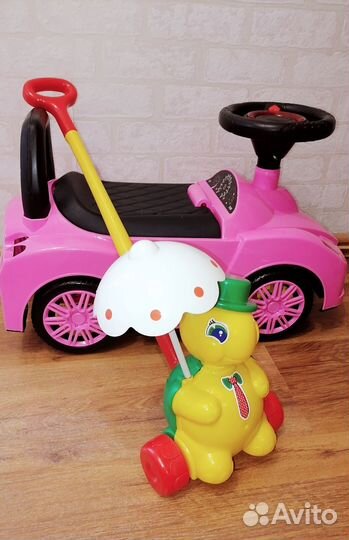 Машинка каталка толокар и игрушка-каталка